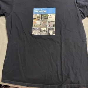 Three shirts and a pair of sneakers.